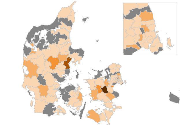 Smittetal stiger igen - også Silkeborg er nu ramt