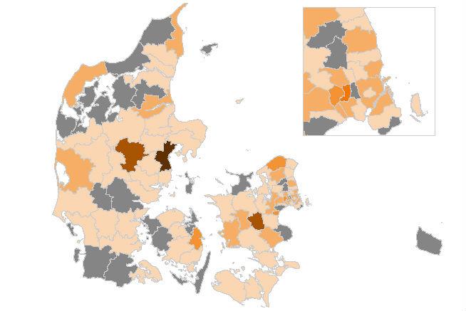 144 nye smittede - 46 fra Aarhus