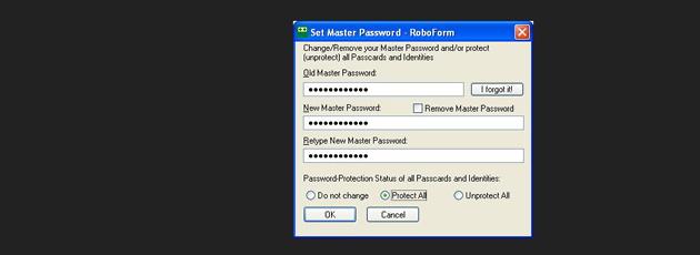 Drop de slidte papirlapper med passwords