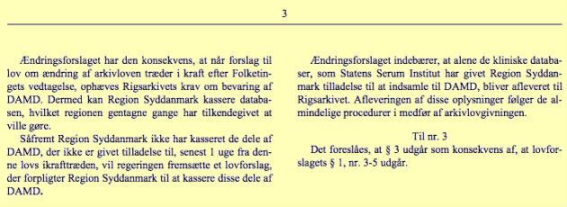 Region på spring til at slette ulovlige data