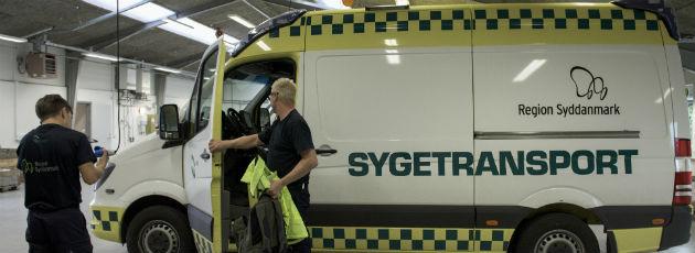 Bios leverede for få ambulancer i Syddanmark